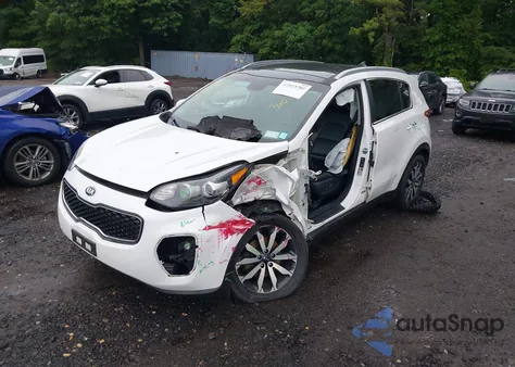 2017 Kia Sportage Ex from USA, damaged, VIN KNDPNCAC2H7261076